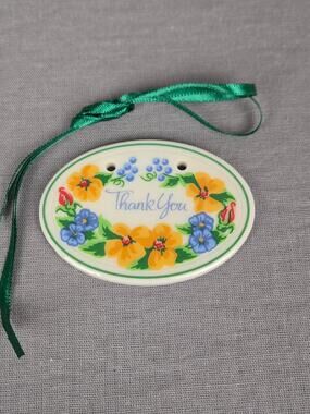 Longaberger Basket Thank You Tie-On ~ Basket Accessory